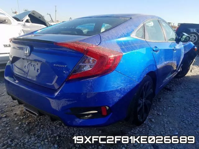 19XFC2F81KE026689 фото 4