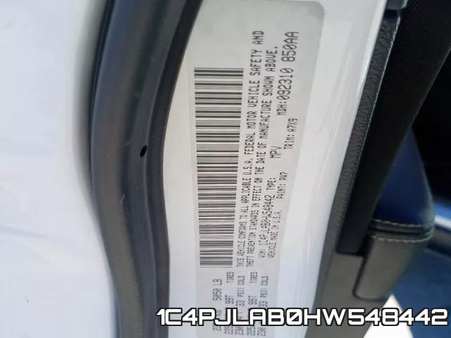 1C4PJLAB0HW548442 фото 2