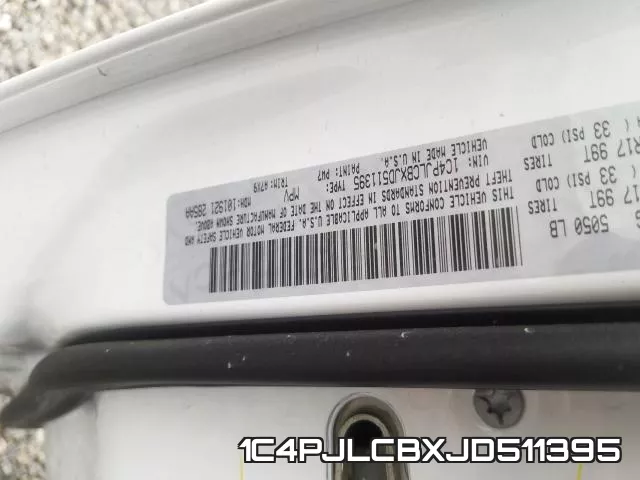 1C4PJLCBXJD511395 фото 2