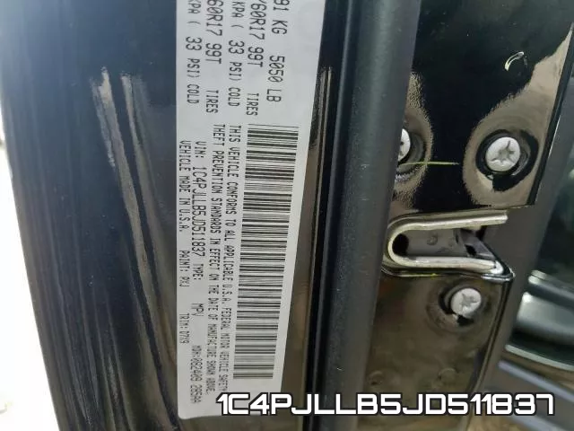 1C4PJLLB5JD511837 фото 2