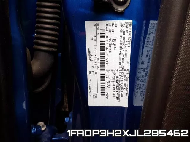 1FADP3H2XJL285462 фото 2
