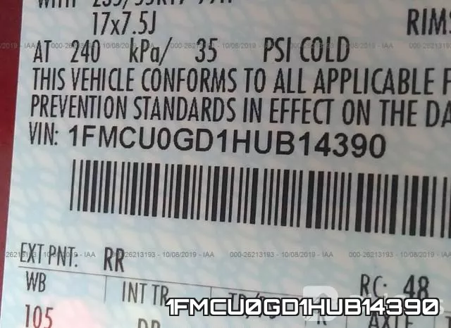 1FMCU0GD1HUB14390 фото 8