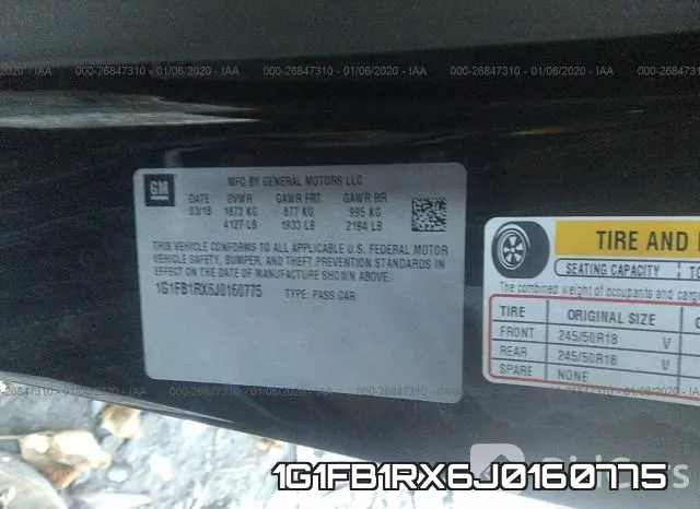 1G1FB1RX6J0160775 фото 7