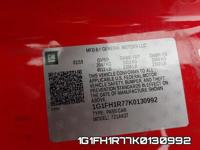 1G1FH1R77K0130992 фото 2