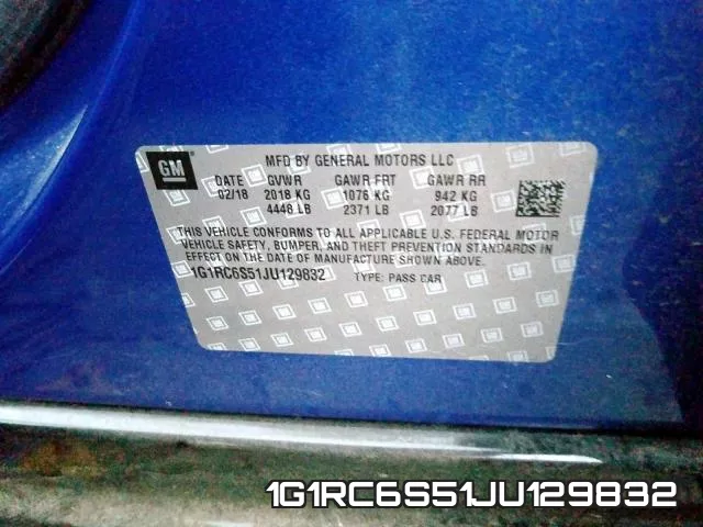 1G1RC6S51JU129832 фото 2