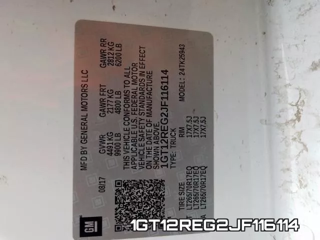 1GT12REG2JF116114 фото 2