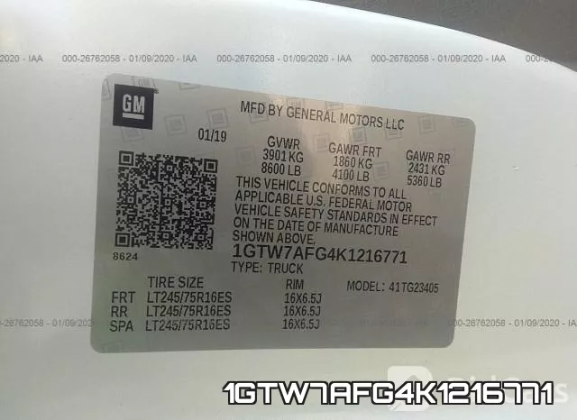 1GTW7AFG4K1216771 фото 9