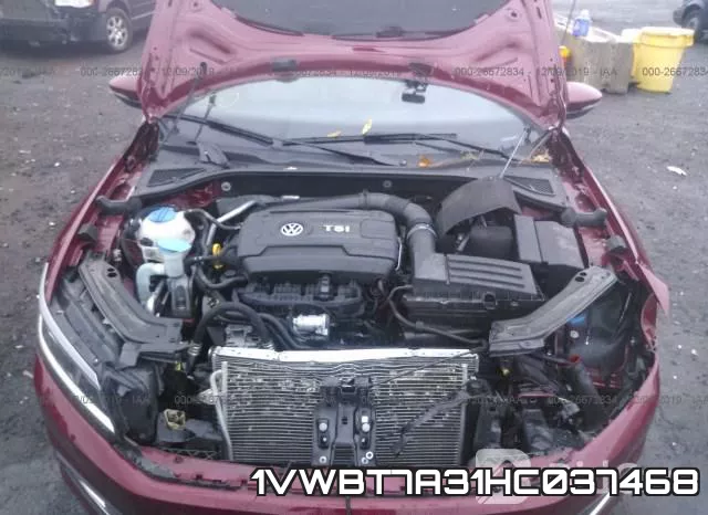 1VWBT7A31HC037468 фото 2