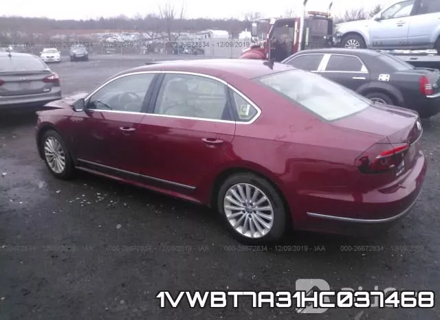 1VWBT7A31HC037468 фото 4