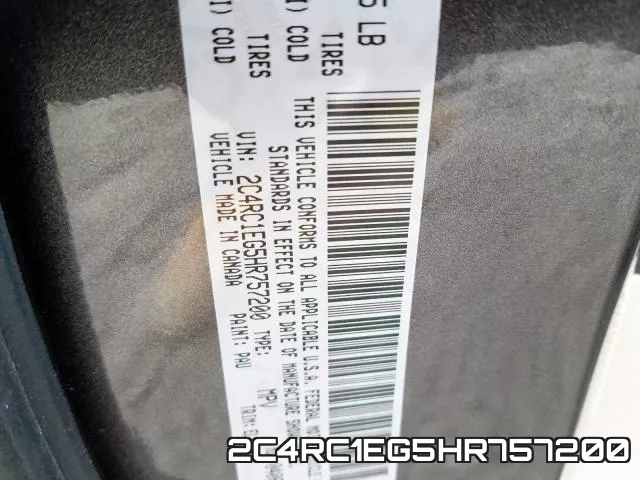 2C4RC1EG5HR757200 фото 2