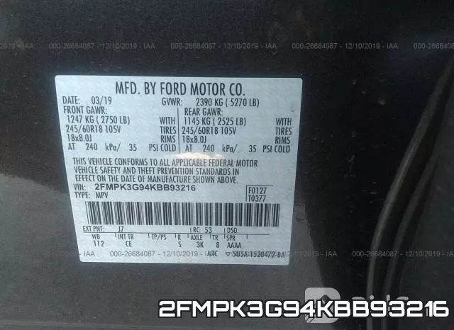 2FMPK3G94KBB93216 фото 10