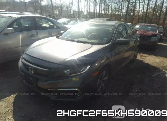 2HGFC2F65KH590009 фото 2