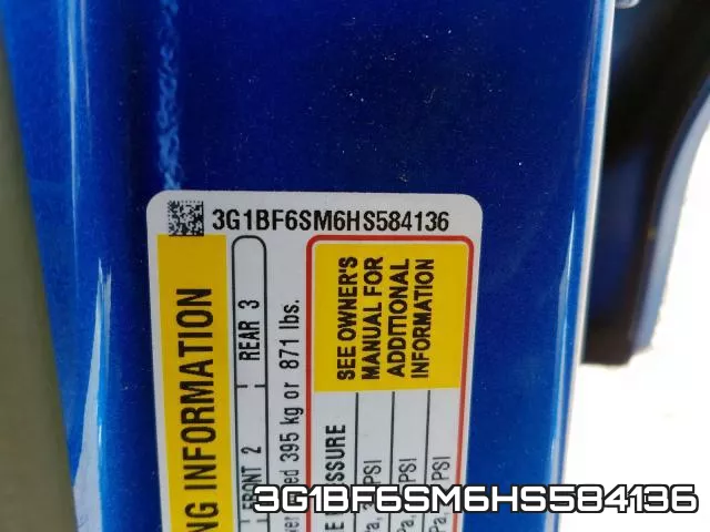 3G1BF6SM6HS584136 фото 2