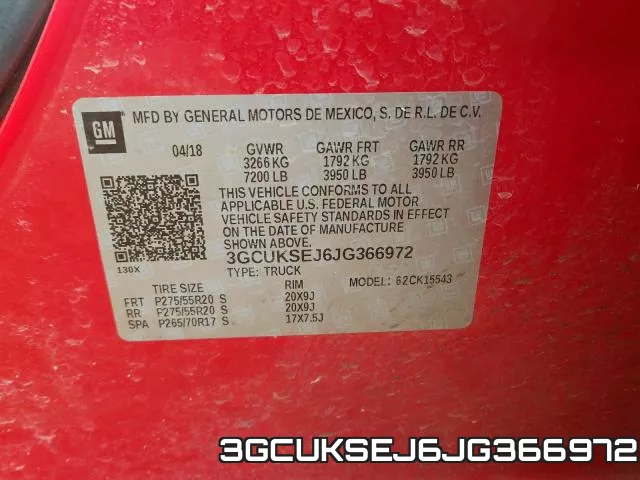 3GCUKSEJ6JG366972 фото 2