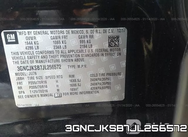 3GNCJKSB7JL256572 фото 9