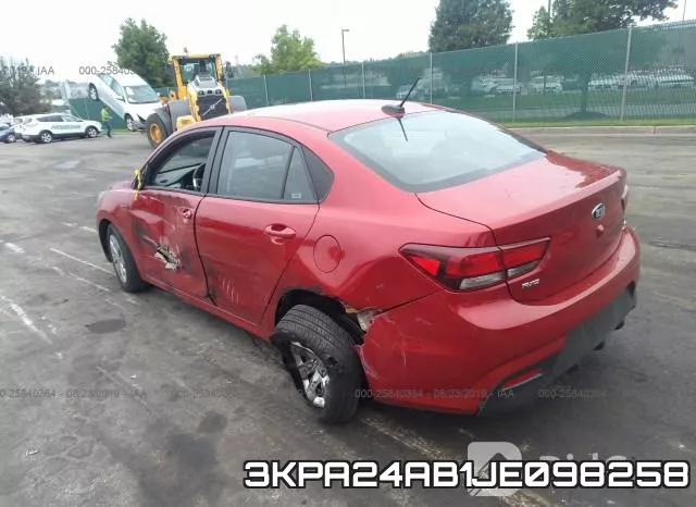3KPA24AB1JE098258 фото 3