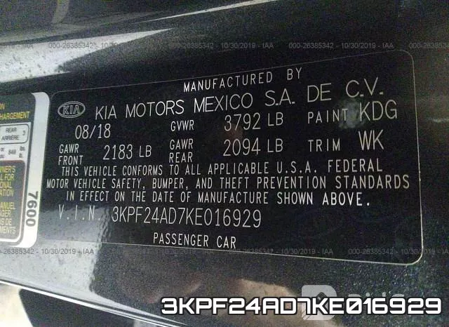 3KPF24AD7KE016929 фото 9