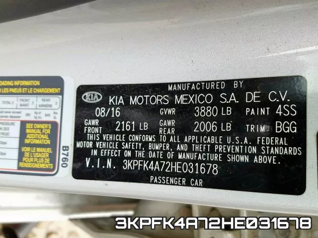 3KPFK4A72HE031678 фото 2