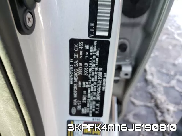 3KPFK4A76JE190810 фото 2