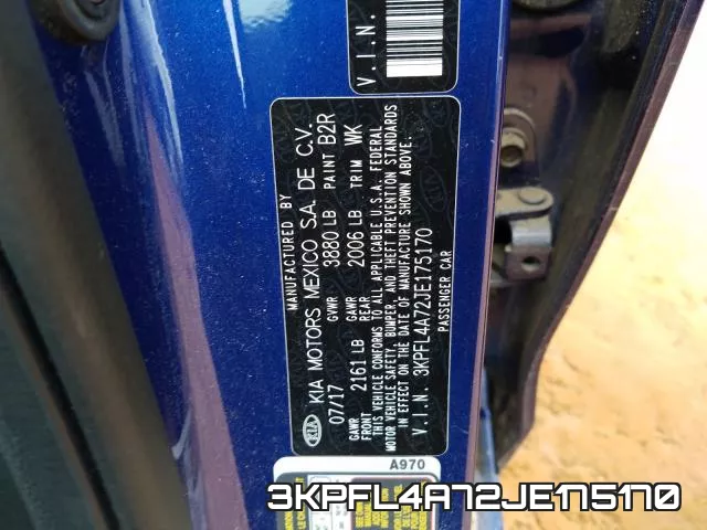 3KPFL4A72JE175170 фото 2