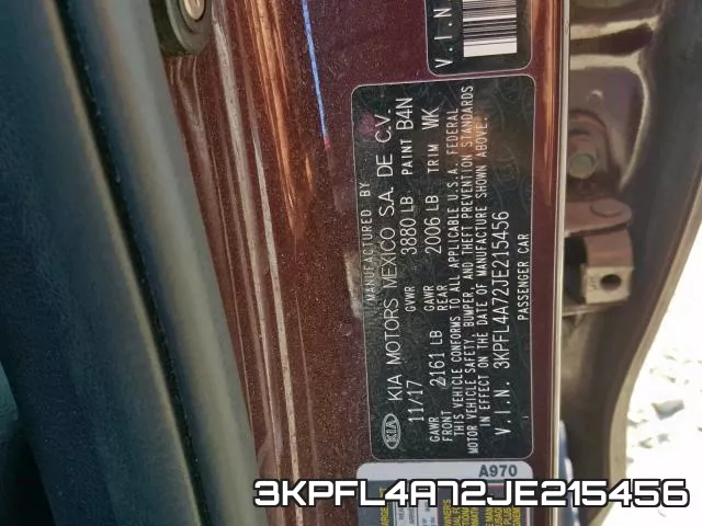 3KPFL4A72JE215456 фото 2