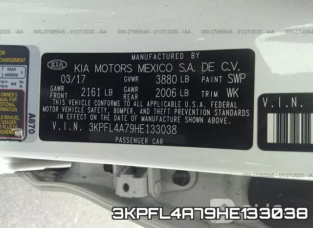 3KPFL4A79HE133038 фото 7