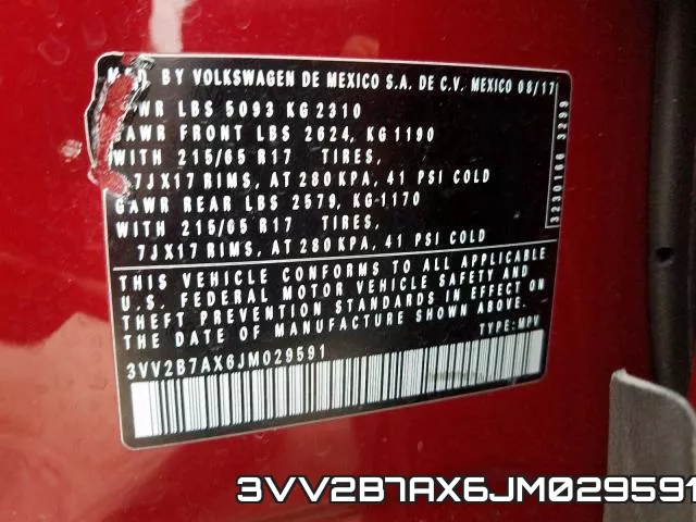 3VV2B7AX6JM029591 фото 2