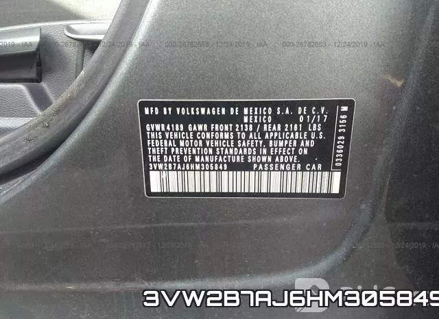 3VW2B7AJ6HM305849 фото 9