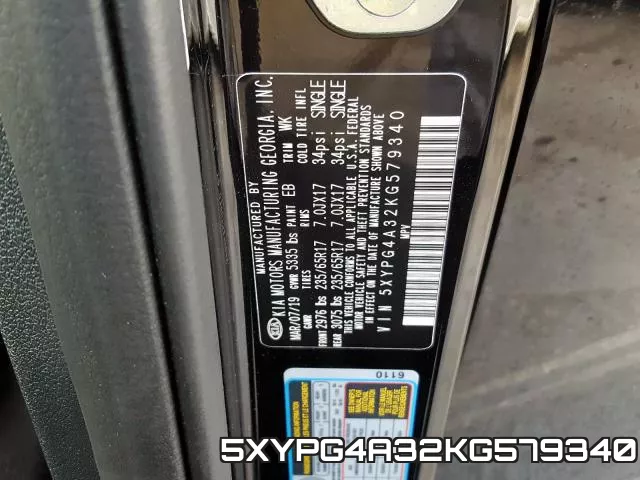 5XYPG4A32KG579340 фото 2