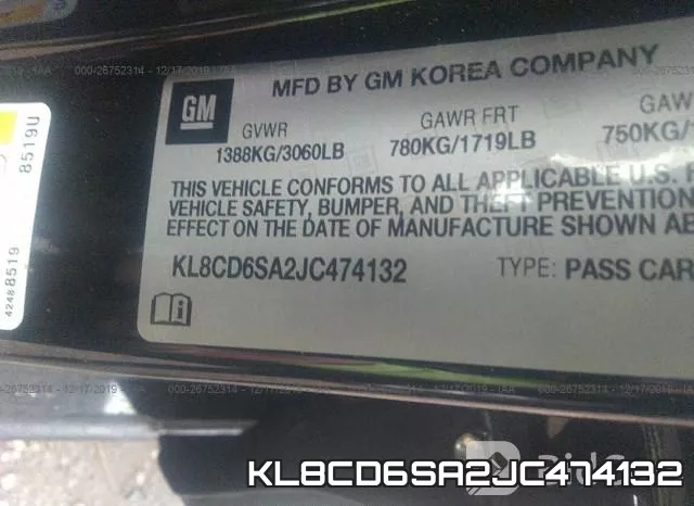 KL8CD6SA2JC474132 фото 7