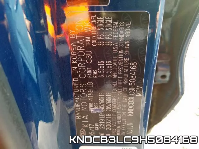 KNDCB3LC9H5084168 фото 2