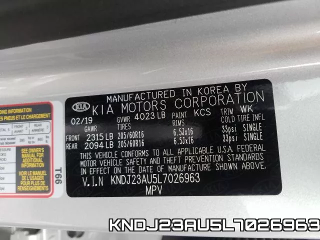 KNDJ23AU5L7026963 фото 2
