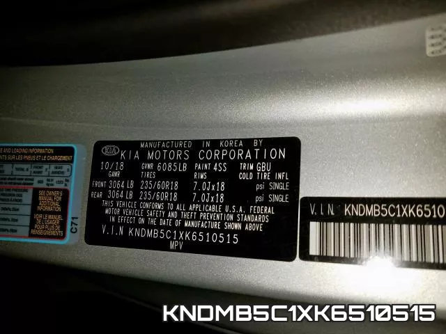 KNDMB5C1XK6510515 фото 2