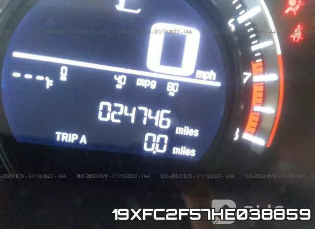 19XFC2F57HE038859 фото 7