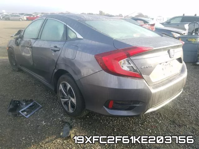 19XFC2F61KE203756 фото 4