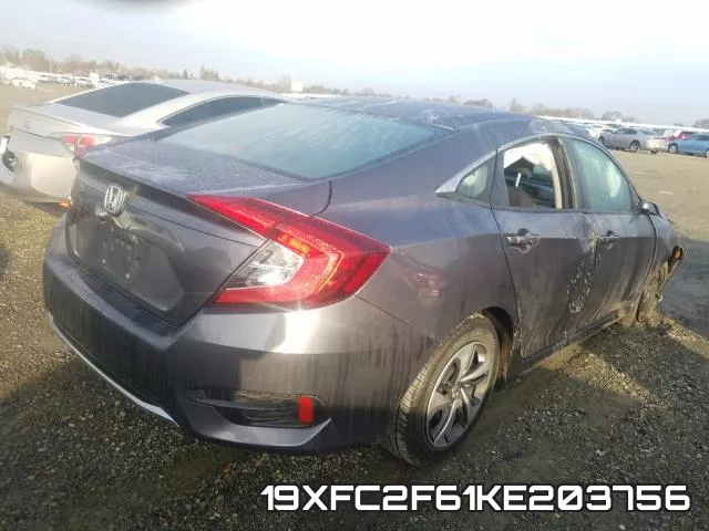 19XFC2F61KE203756 фото 5