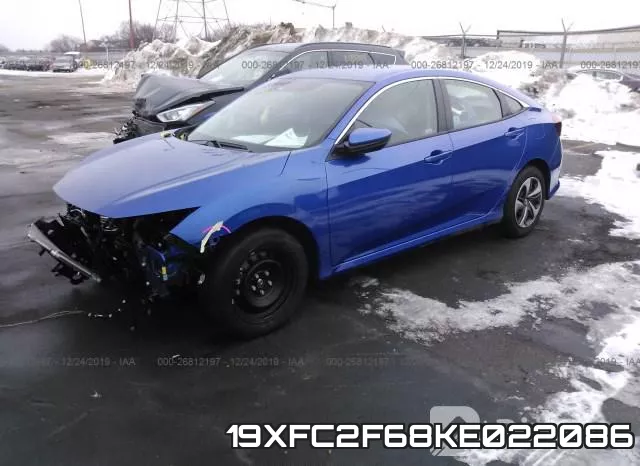 19XFC2F68KE022086 фото 3