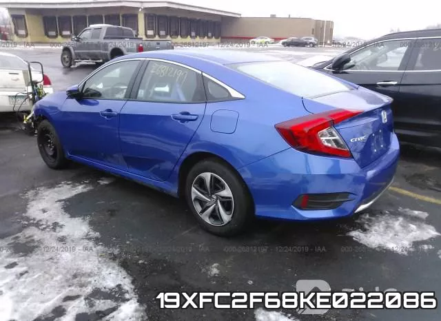 19XFC2F68KE022086 фото 4