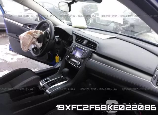 19XFC2F68KE022086 фото 6