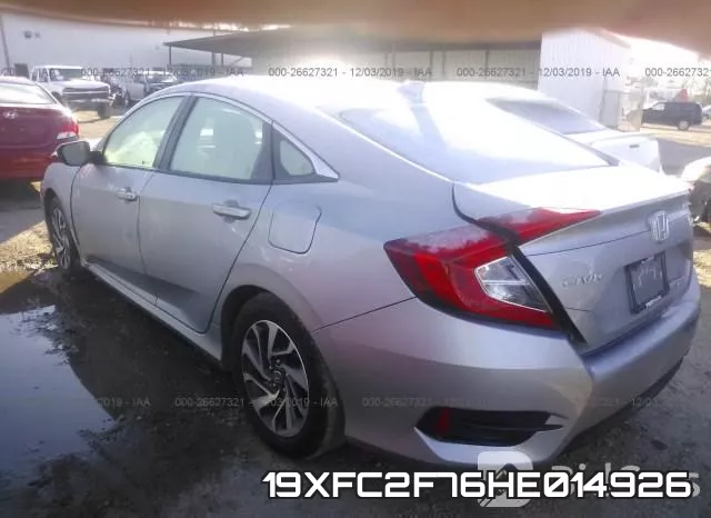 19XFC2F76HE014926 фото 2