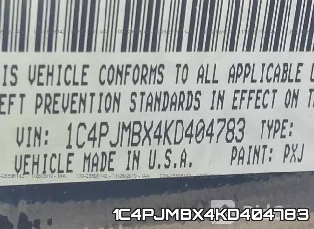 1C4PJMBX4KD404783 фото 10