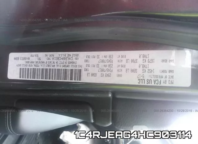 1C4RJEAG4HC903114 фото 8