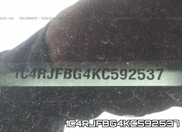 1C4RJFBG4KC592537 фото 7