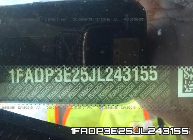 1FADP3E25JL243155 фото 7