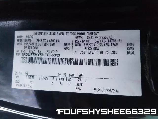 1FDUF5HY5HEE66329 фото 2