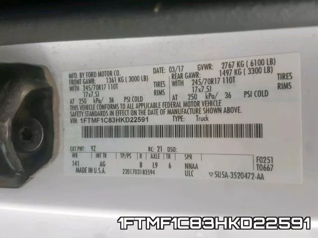 1FTMF1C83HKD22591 фото 2