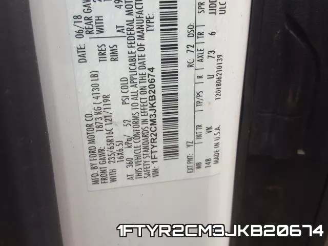 1FTYR2CM3JKB20674 фото 2