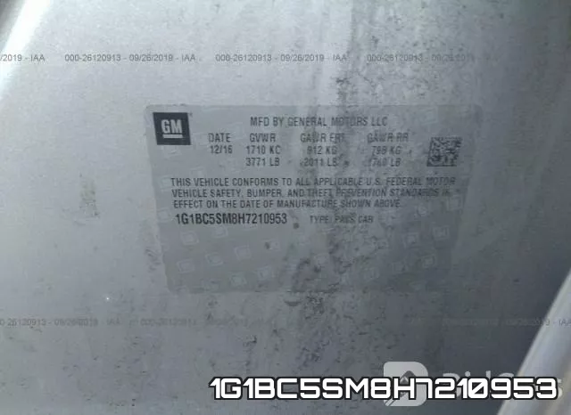 1G1BC5SM8H7210953 фото 6