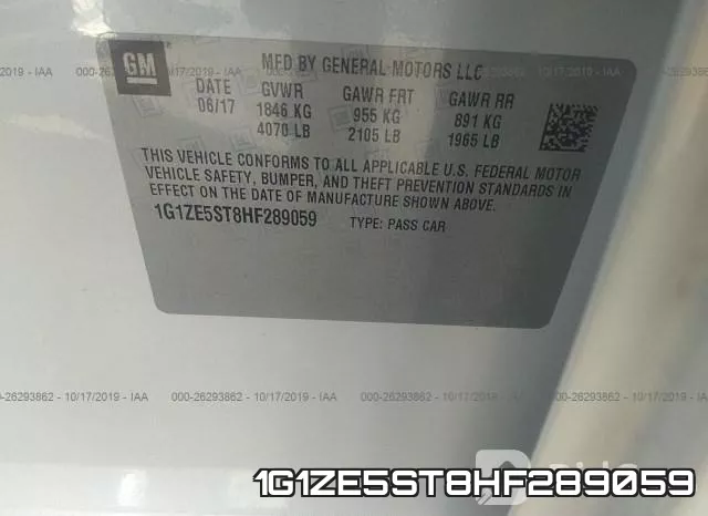 1G1ZE5ST8HF289059 фото 10