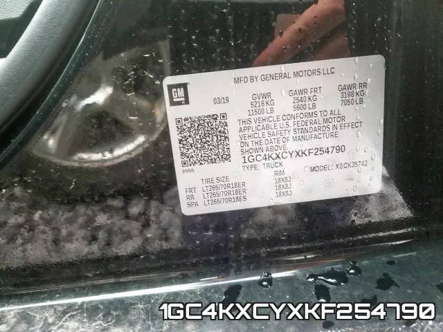 1GC4KXCYXKF254790 фото 2